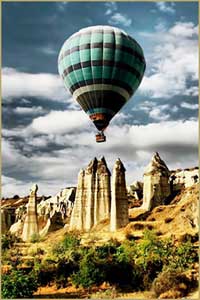 Kapadokya Balayı Oteli Balon Turu Fotoğrafları